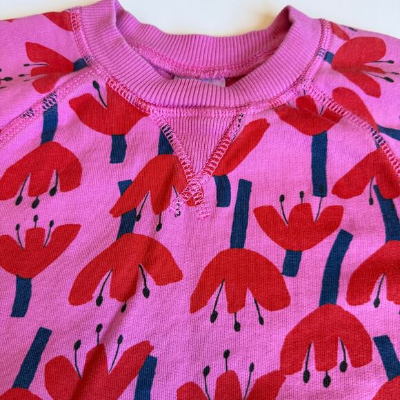 Hanna Andersson Sunset Tulip Crewneck Sweatshirt 100cm 4 - Picture 3 of 9